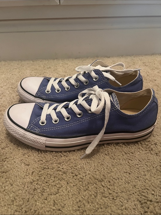 Converse Shoes - Converse All Star Low-Top Sneakers in Blue and White